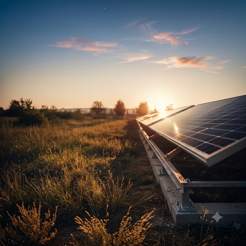 Solar panels installation